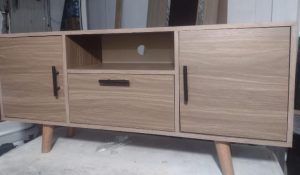 Mueble Tv Nordico con 3 Puertas