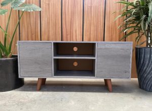 Mueble TV Nordico Gris Push Open