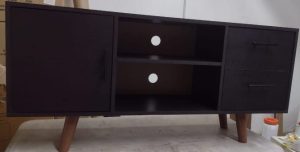 Mueble de Tv para 55 Pulgadas con 1 puerta y 2 cajones